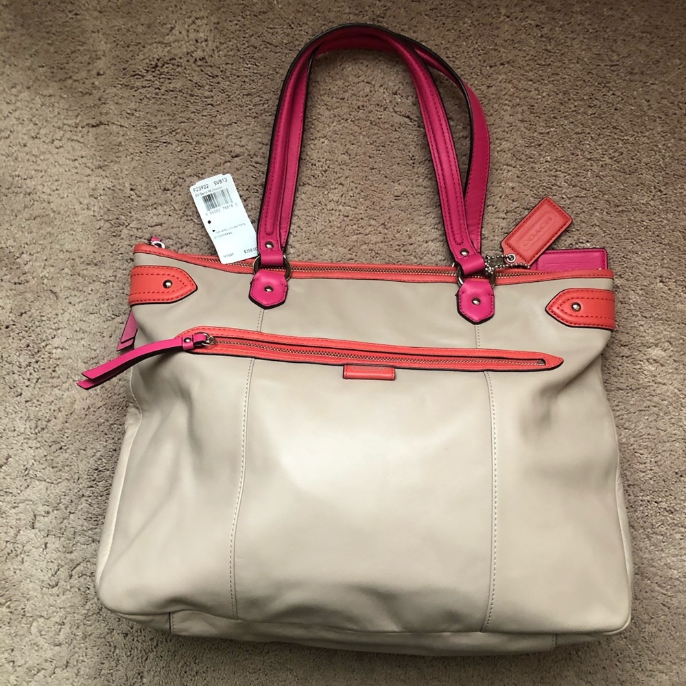 Coach Daisy Spectator Leather Emma Tote